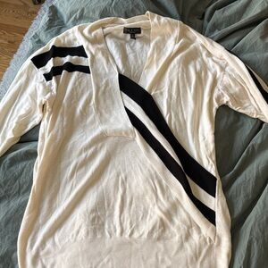 rag & bone Grace Sweater in Cream and Black